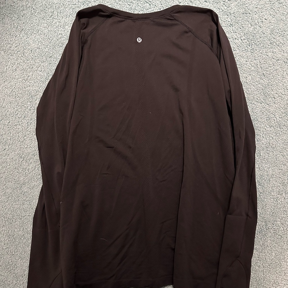 Lululemon Black swiftly Long Sleeve Shirt